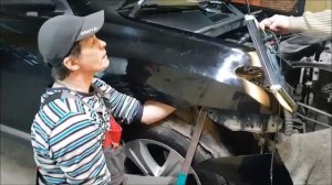 Тойота хайлендер ремонт крыла без покраски