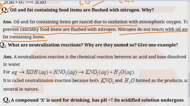 CLASS 10 | CHEMISTRY | CH -1 | CHEMICAL REACTIONS & EQUATIONS | IMPORTANT QUESTIONS | BY RAHUL SIR