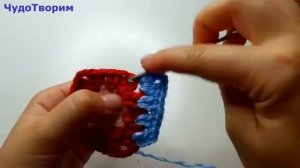 КВАДРАТНЫЙ КОВРИК  крючком.mp4