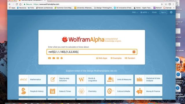 Row reducing a matrix in wolfram alpha смотреть онлайн