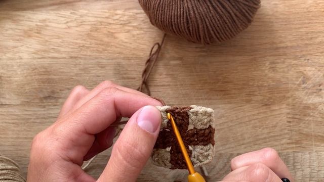 КВАДРАТ КРЮЧКОМ В ТЕХНИКЕ ЖАККАРД. square crochet@shoddikate