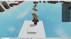 Играю на ROBLOX в Minecraft Obby (Winter Update)