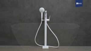 Смеситель Lemark Bronx LM3744MW для ванны напольный