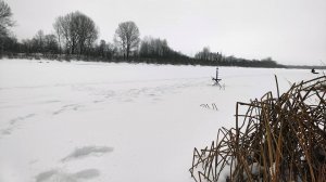 Открытие зимних рыбалок 2024-2025. Жареное мясо с картошкой. Зимний поход и хороший отдых на реке.