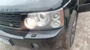 моргает дальний range rover l322, проблема в ручнике