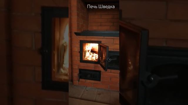 печь Шведка размер 128см -104см мастера Кострюков Виталий и Зарецкий Роман