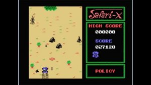 Safari X_サファリＸ (MSX, 1985, Policy)