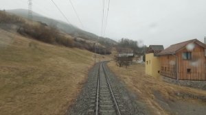 ★ 4K Поезд в Швейцарии, зима вид из кабины.
красивое видео