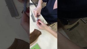 Капсуляция волос лентой