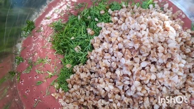 Гречаники с куриной печенью, зеленью и специями.#гречаникискуринойпеченью#гречаники