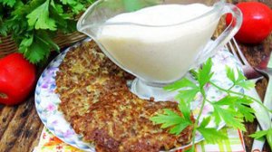 Оладьи из гречки и кабачка