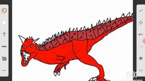 Рисуем карнотавра) :