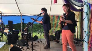 Ольга Егорова, мандолина, Александр Щербина, гитара, вокал, 2019