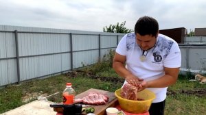 ШАШЛЫК на косточке! РЕБРЫШКИ на МАНГАЛЕ в Лаймово-Имбирном маринаде! ENG SUB