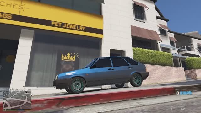 GTA 5 Samara 2109 ограбил инкасаторов в гта 5 но охранники как то исчезли в никуда,