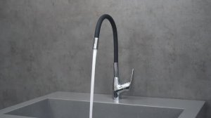 Смеситель Lemark Linara LM0415C-Black для кухни с гибким изливом