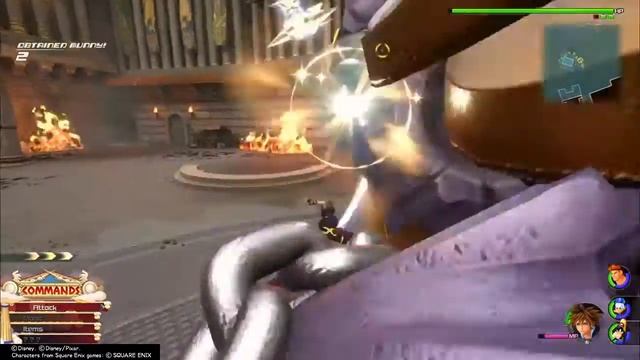 Kingdom Hearts 3 CRITICAL  MODE  Olympus Mini Heartless  Boss