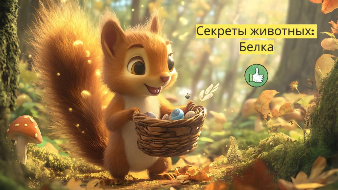 Секреты животных: Белки — веселые хваталки! - Развивающий детский мультфильм