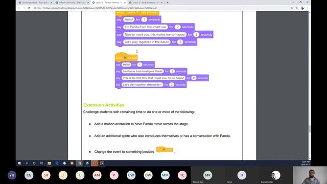 Lesson 2   mBlock 5 Online Training   Steam on Board