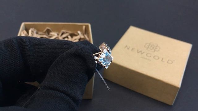 !Пуссеты 096701 из красного золота 585 пробы с топазами sky смотреть онлайн