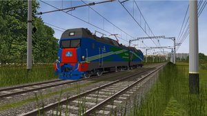 Обкатываем новенький 2эс8-501 в Openrails