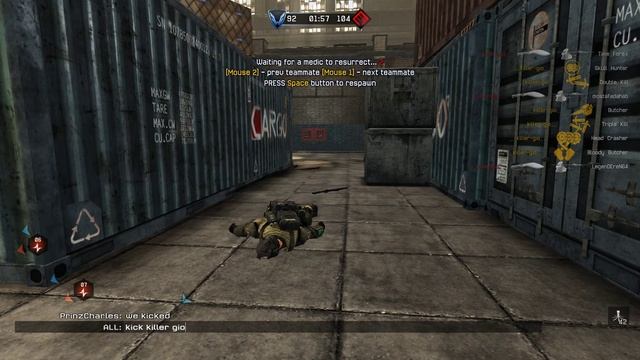 Warface Team Deathmatch, Hangar, NICE*CKA3KA and __killer-gio__ hackers смотреть онлайн