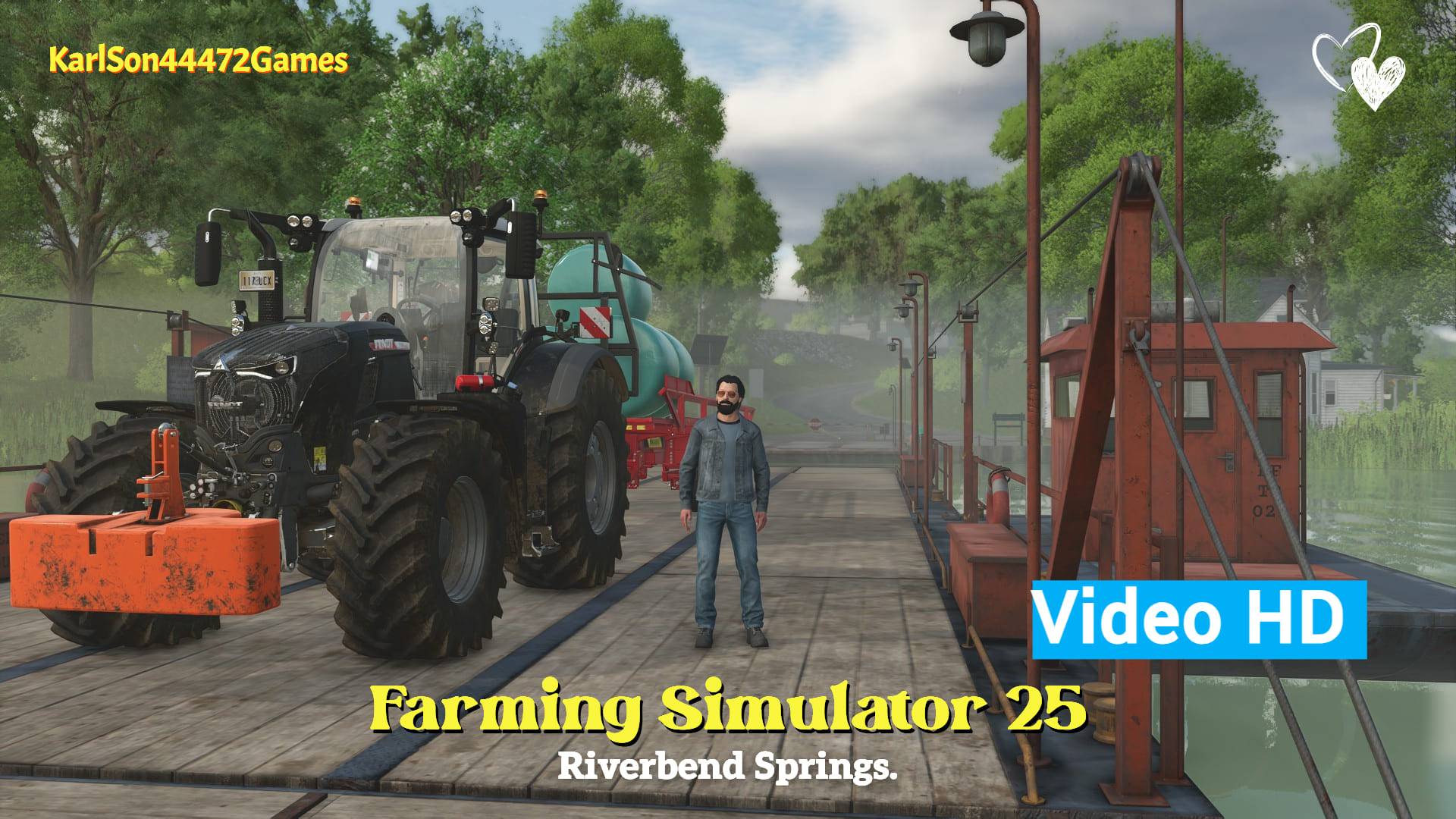 Farming Simulator 25 / Прохождение RIVERBEND SPRINGS / Video HD /