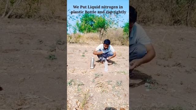 Liquid nitrogen vapour pressure dont store in bottle Experiment mrindianhacker experimenttv