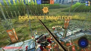 Rocket League - Гол ежом в прыжке