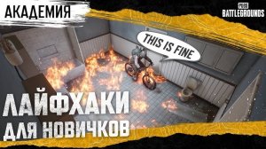 Академия Pubg. Лайфхак для новичков