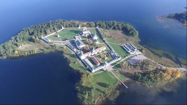 Озеро Валдайское | Остров Сельвицкий | Монастырь Иверский HD1080
