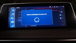 Сброс на заводские настройки головного устройства автомобиля DFM 580 Luxury.