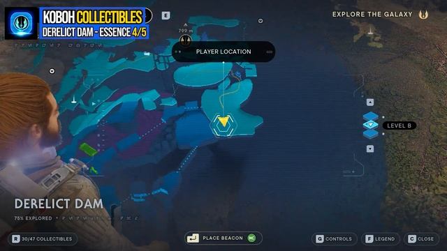 All Derelict Dam Collectibles Star Wars Jedi Survivor смотреть онлайн