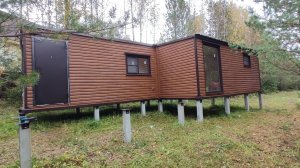 Дачный домик модульный Люкс блок контейнер вагончик металлический 4.80х8 м с утеплением 100мм