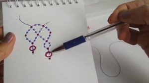 Necklace and earrings. DIY. Колье и серьги. МК (360p)