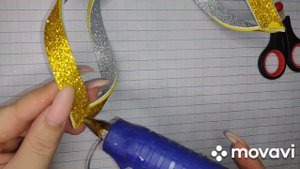 Новогодние игрушки из фоамирана)))