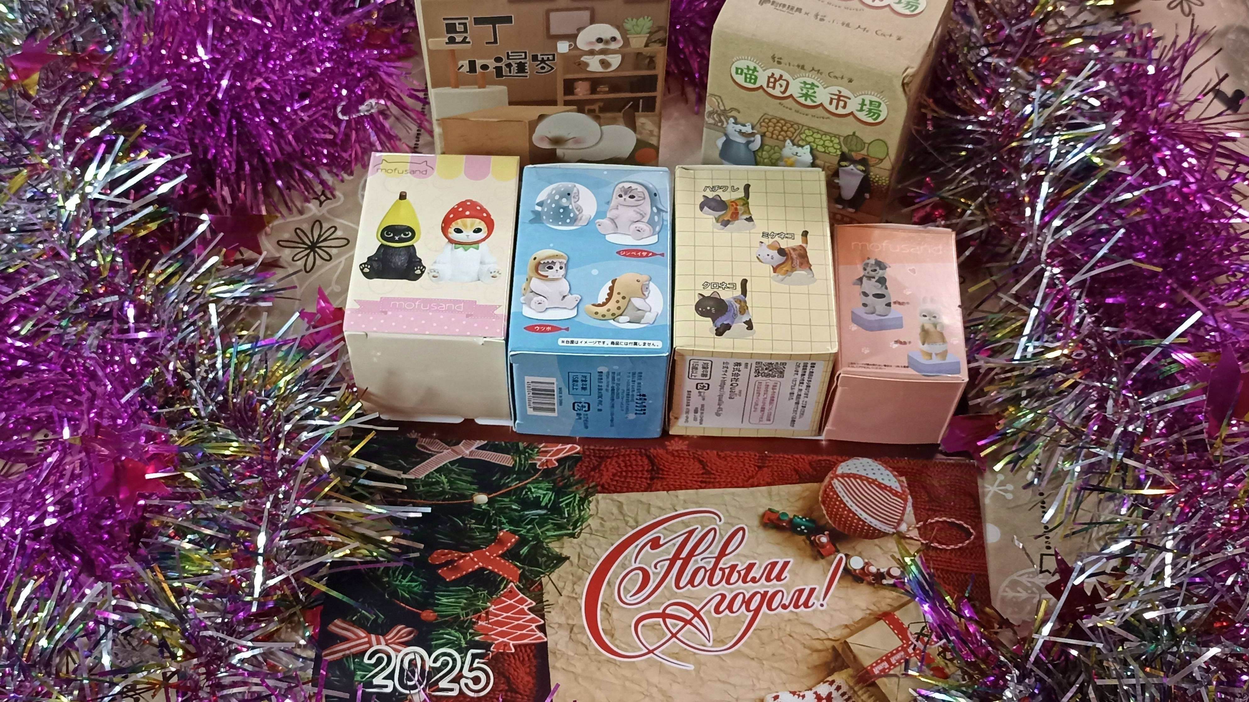 Коллекционные фигурки с АлиЭкспресс. Котики Mofusand и другие.