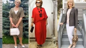 МОДНЫЕ 💕БЕСПРОИГРЫШНЫЕ ОБРАЗЫ ДЛЯ ДАМ ЗА 50+💕 ВЕСЕННИЙ СТИЛЬНЫЙ АУТФИТ💕