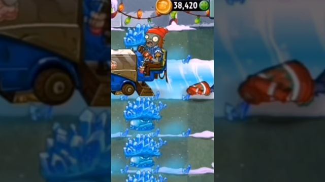 Зомби на катке: Рождественская катастрофа! 🎄🛷 #PvZ2 #Зомби #Рождество #НовыйГод