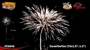Фейерверк РС9045 СалюТикТок (1, 1,2” х 72)