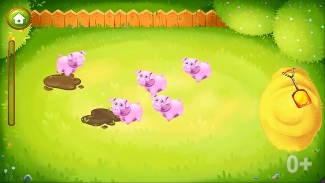 🐰🐮 Funny Animal farm for kids 0+ 🐷🐥🐓 смотреть онлайн