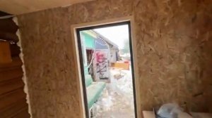Пристройка комнат к деревянному дому #пристройка #бытовка