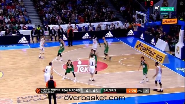 Luka Dončić vs Zalgiris Kaunas (Euroleague 2016-17). Dec-08, 2016. смотреть онлайн
