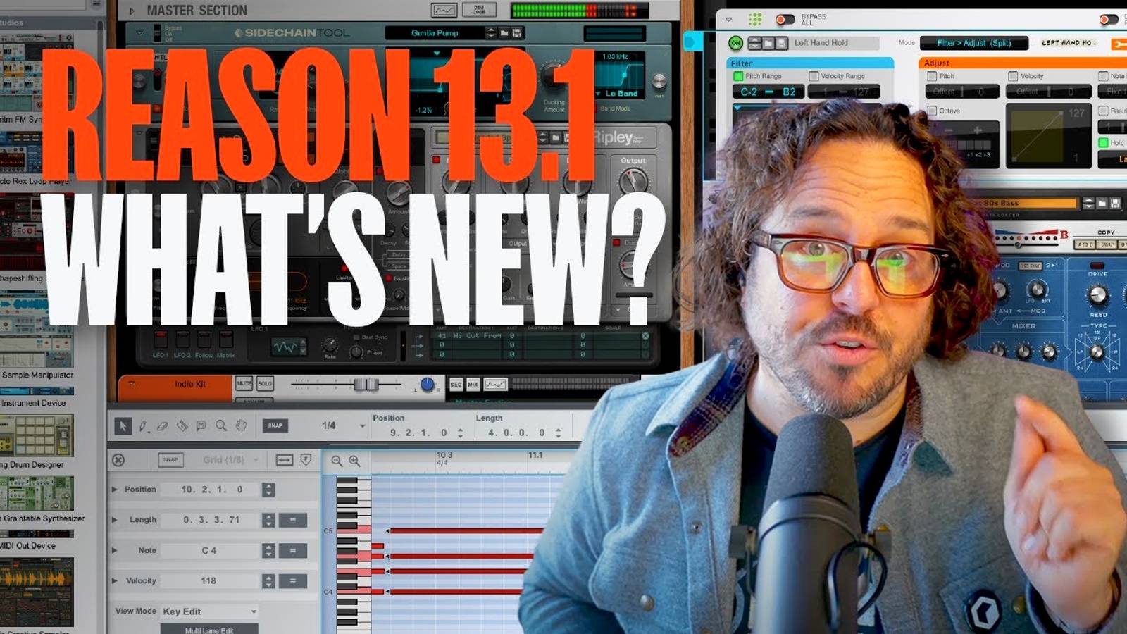 Reason 13.1: New Browser, Rack and Sequencer Features!