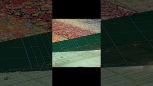 Пошив лоскутного одеяла. Разрезание рукава из полос.IMG_1454