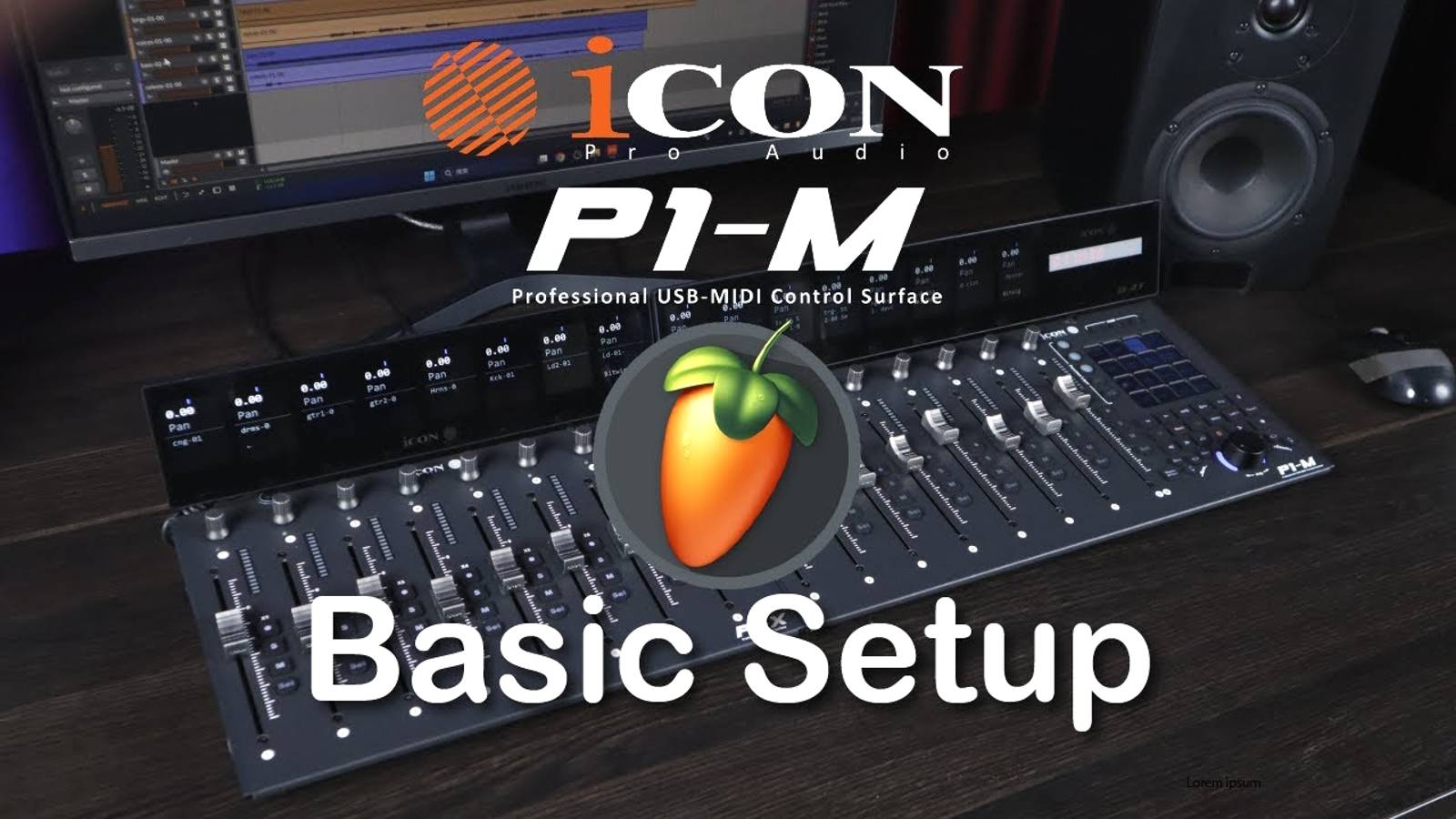 iCON Pro Audio: P1-M Basic Setup with FL Studio