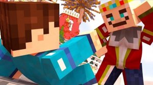 ПРИВЕТ СОСЕД СТАЛ КОРОЛЕМ! ПРОЩАЙ КОРОЛЬ В МАЙНКРАФТ [перезалив]