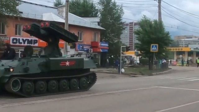 Parade militer Rusia 2020| Kota Chita-Siberia Timur