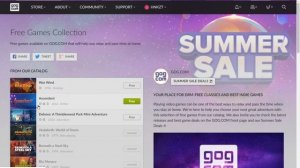 Lista de Free Games da GOG atualizada