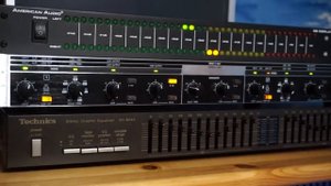 Эквалайзер Technics SH-8045 и активный кроссовер Behrinher Super X- Pro CX2310. Ольга Бузова